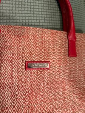 Jim Thompson Tweed Shoulder Tote